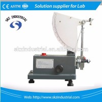 Rubber pendulum impact resiliency testing machine